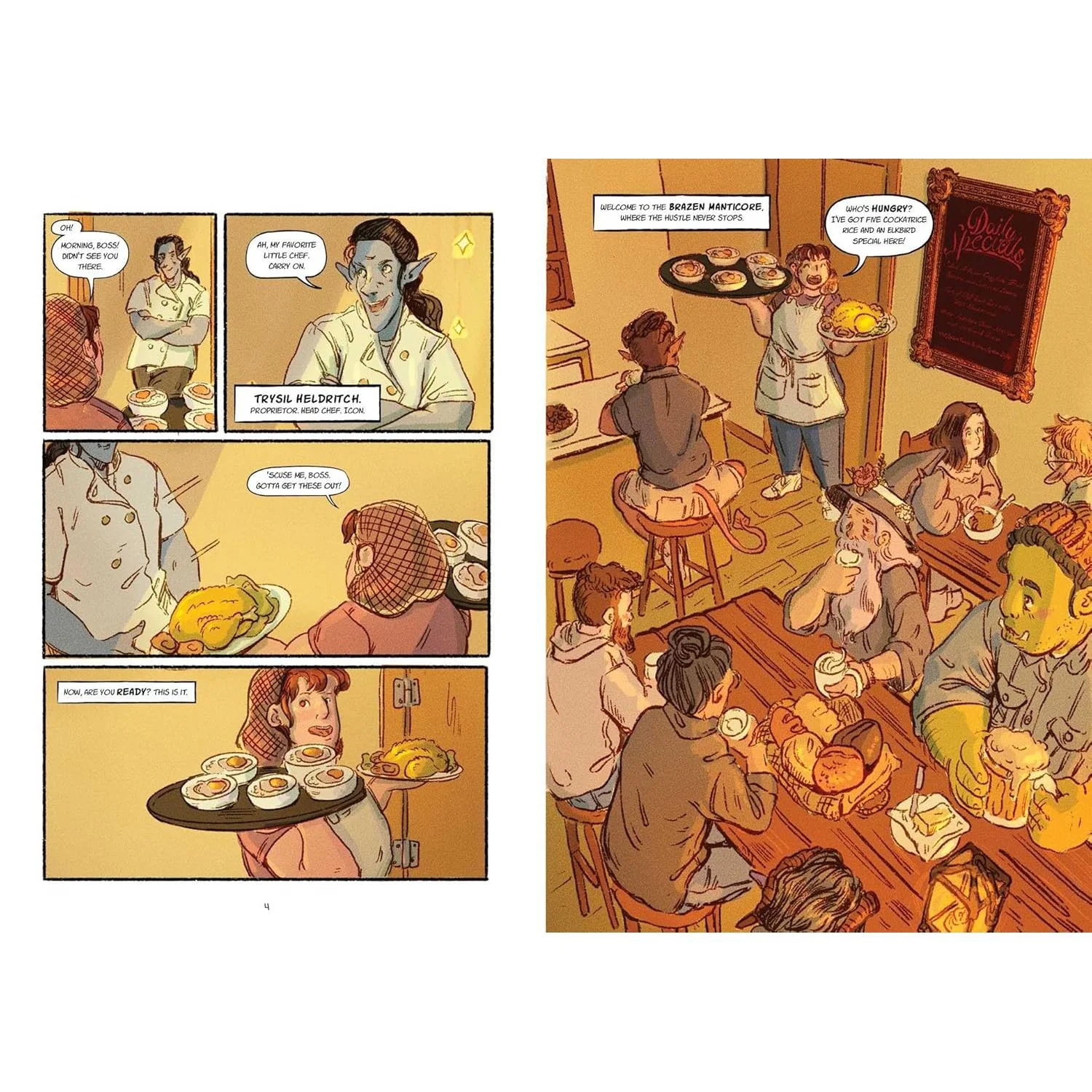 OFF MENU BY OLIVER GERLACH ILLUSTRATED KELSI JO SILVA - Image 3