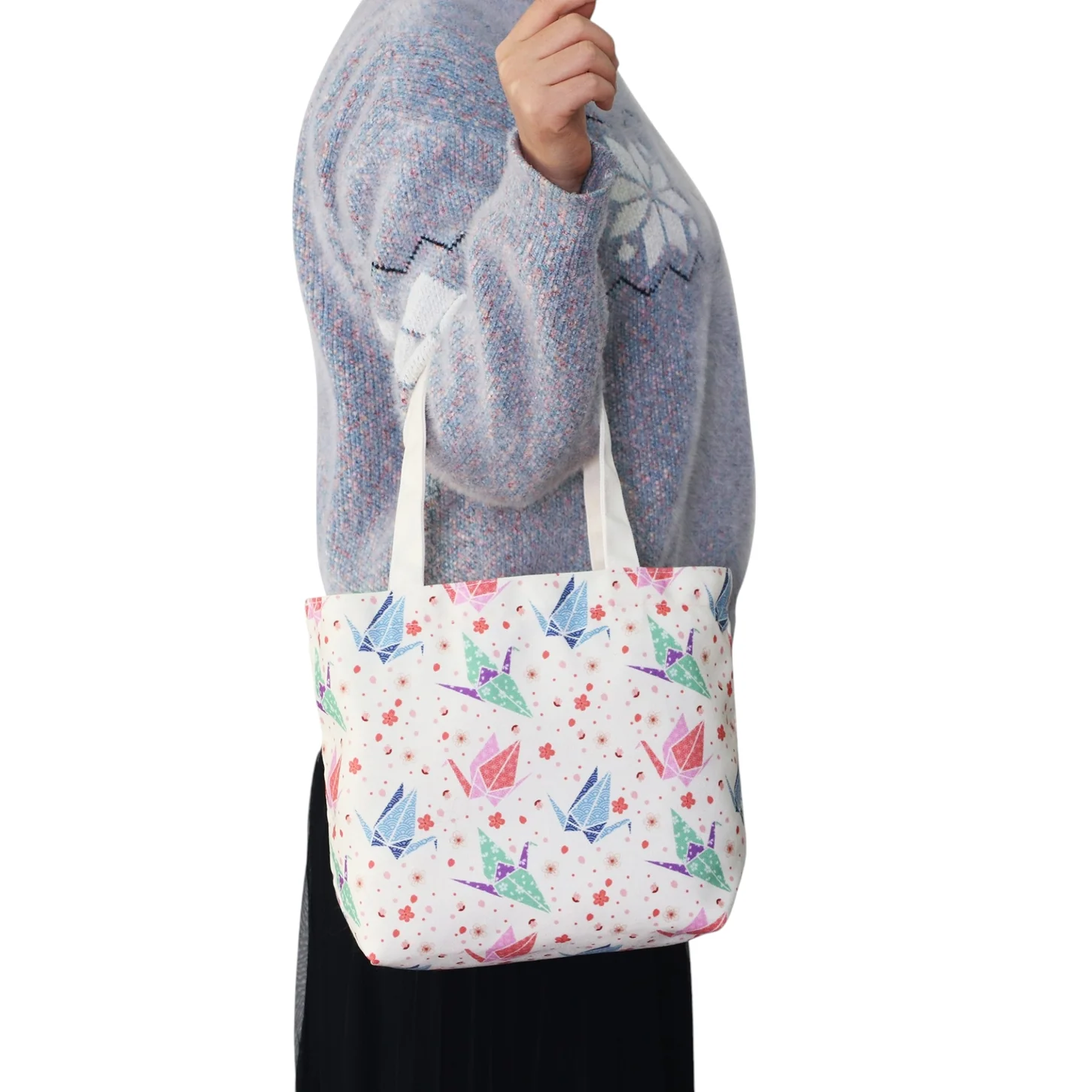 ORIGAMI CRANE MINI TOTE BAG - Image 2