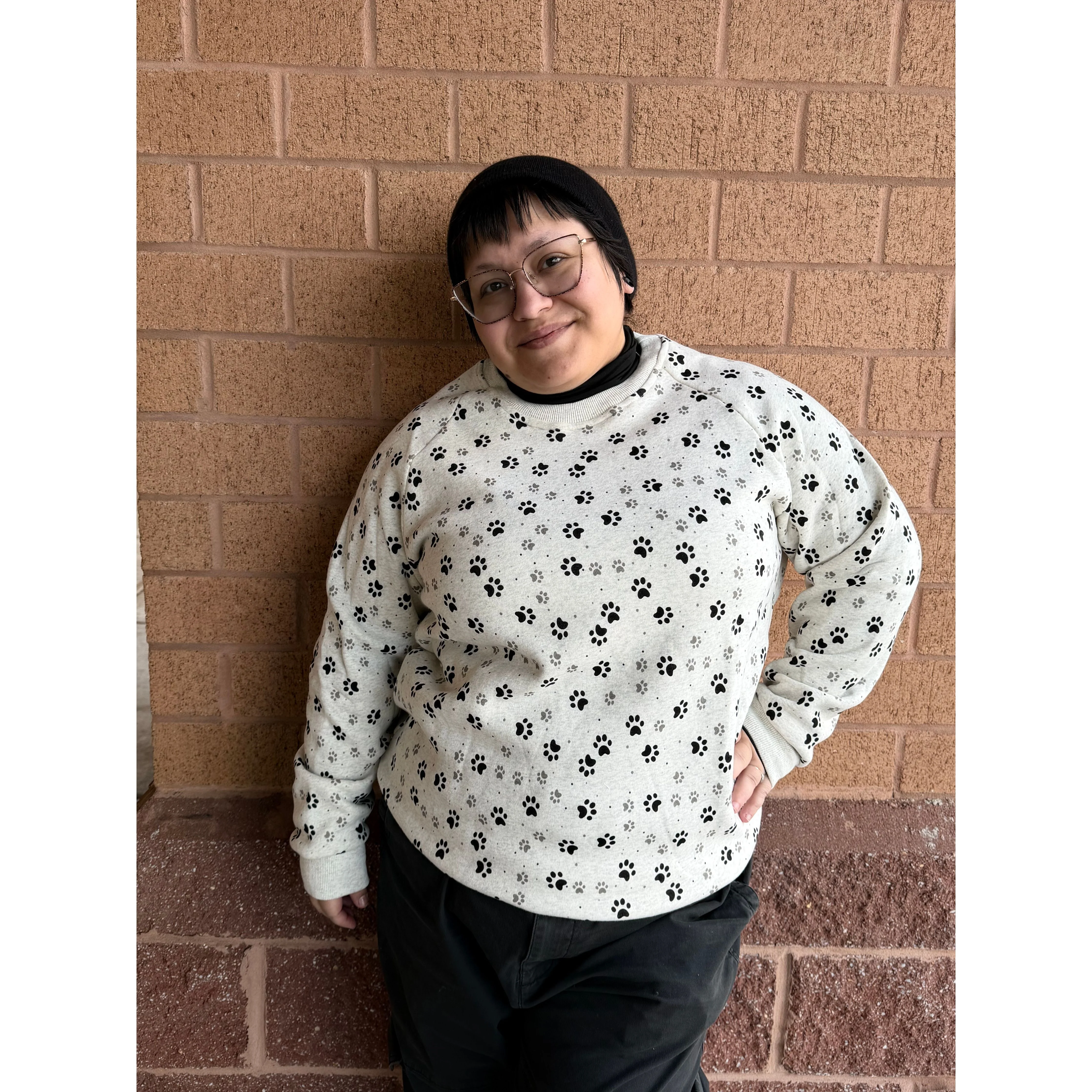 PAW PRINTS CREW NECK SWEATSHIRT - Image 2