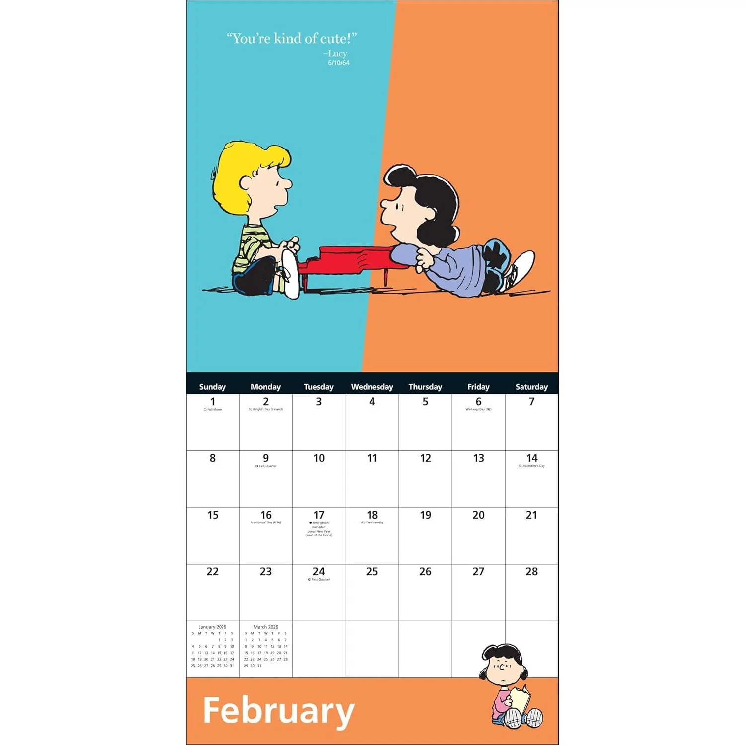 PEANUTS 2026 WALL CALENDAR - Image 3