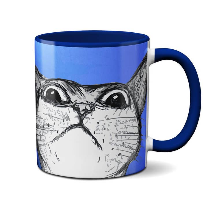 PEEKING CAT MUG - Image 3