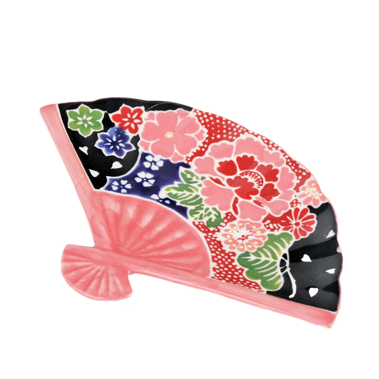 PINK KIMONO PRINT FAN PLATE - Image 2