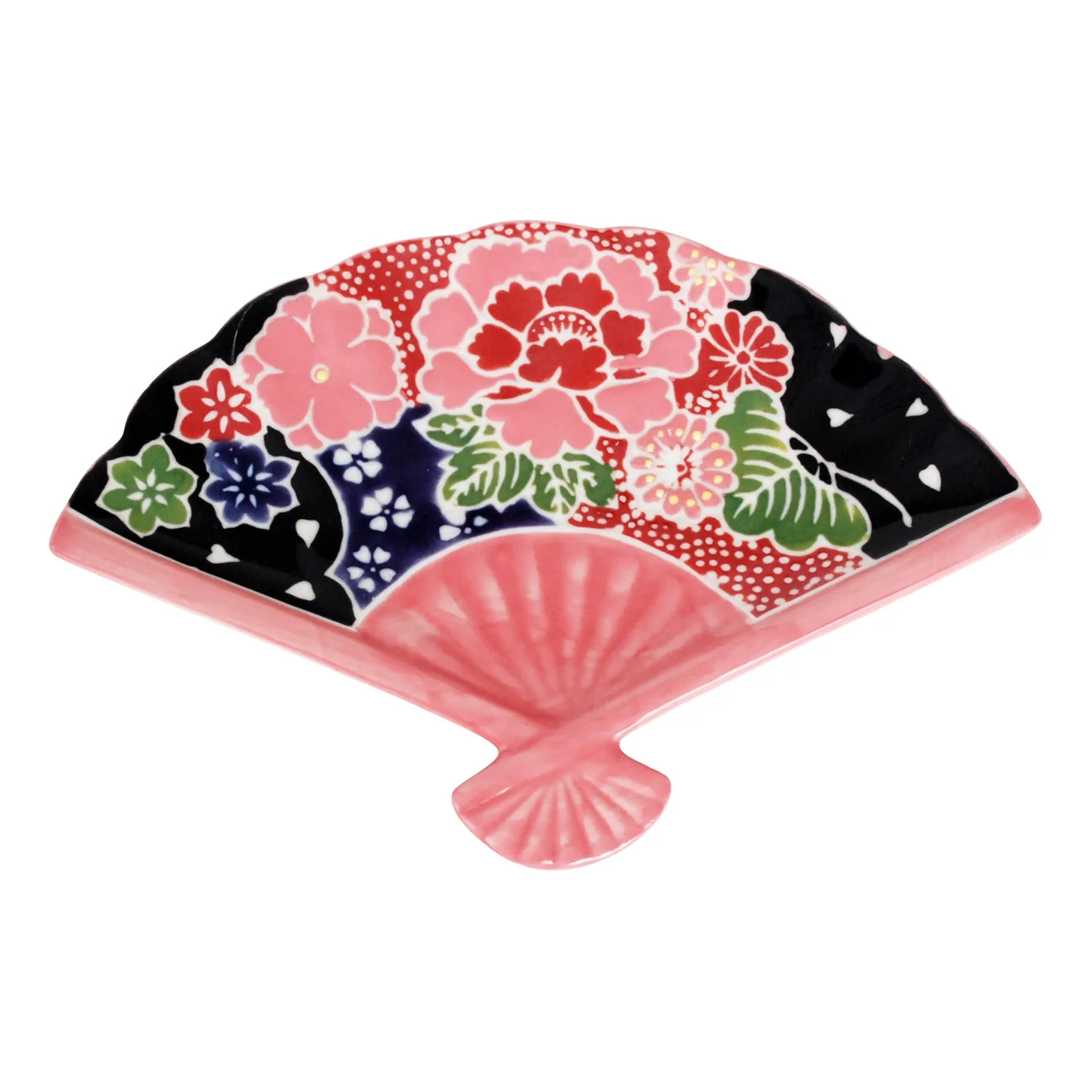 PINK KIMONO PRINT FAN PLATE - Image 3