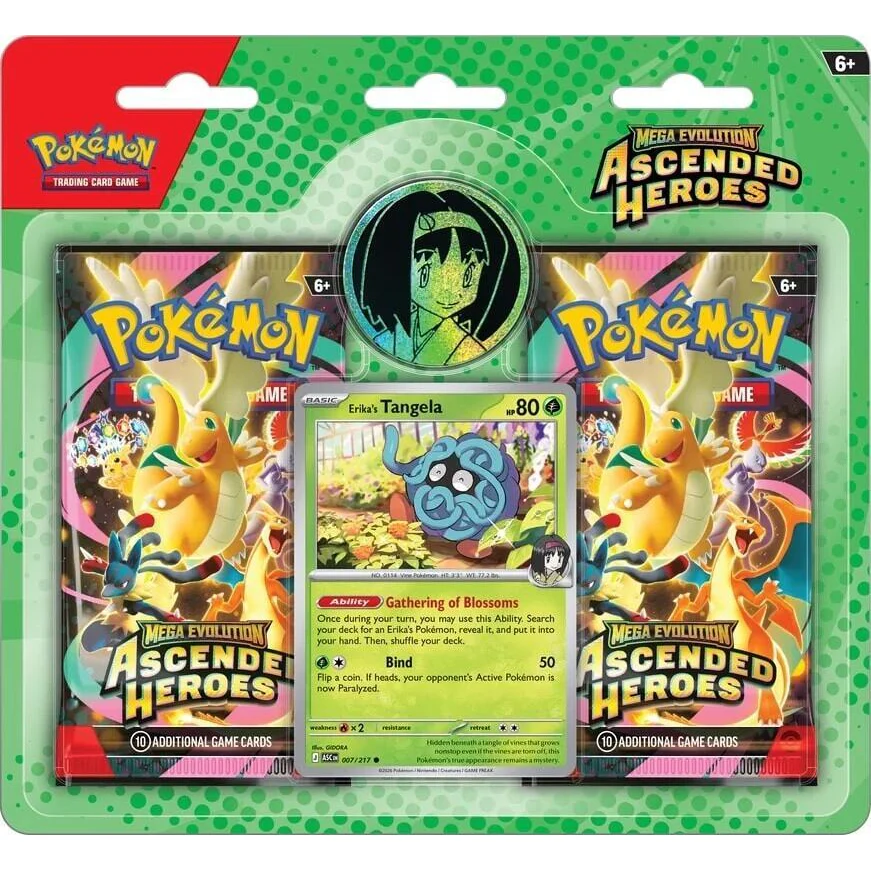 POKEMON ASCENDED HEROES COLLECTION: ERIKA (LIMIT 1 PER PERSON)