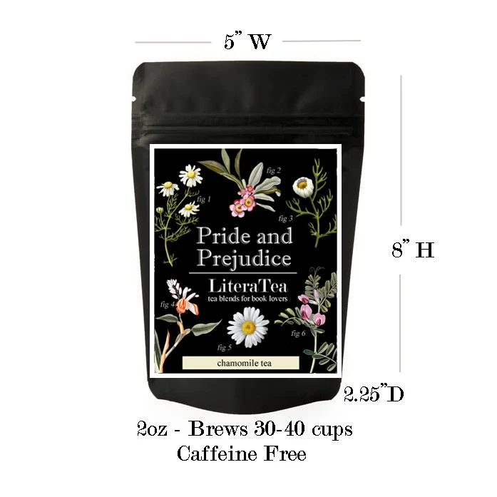 PRIDE AND PREJUDICE BOTANICAL FLORAL CHAMOMILE LOOSE LEAF TEA - Image 2