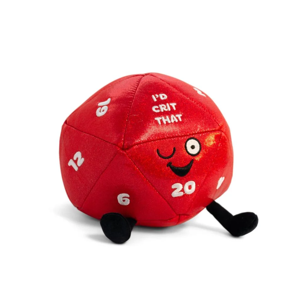 PUNCHKINS I'D CRIT THAT GAMING D20 PLUSH - Image 2