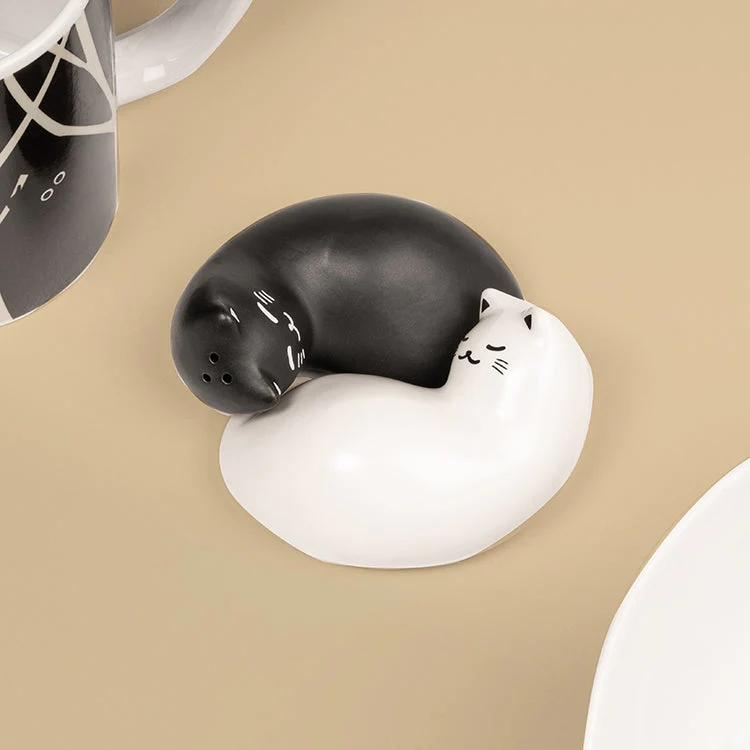PURRFECT CAT SALT AND PEPPER SHAKERS