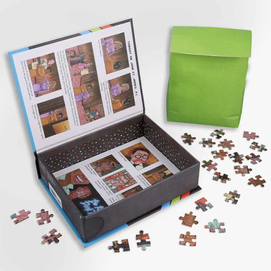 PUZZLING MYSTERIES OF THE '80S: DEATH BY CRABLEG 500PC PUZZLE - Image 2