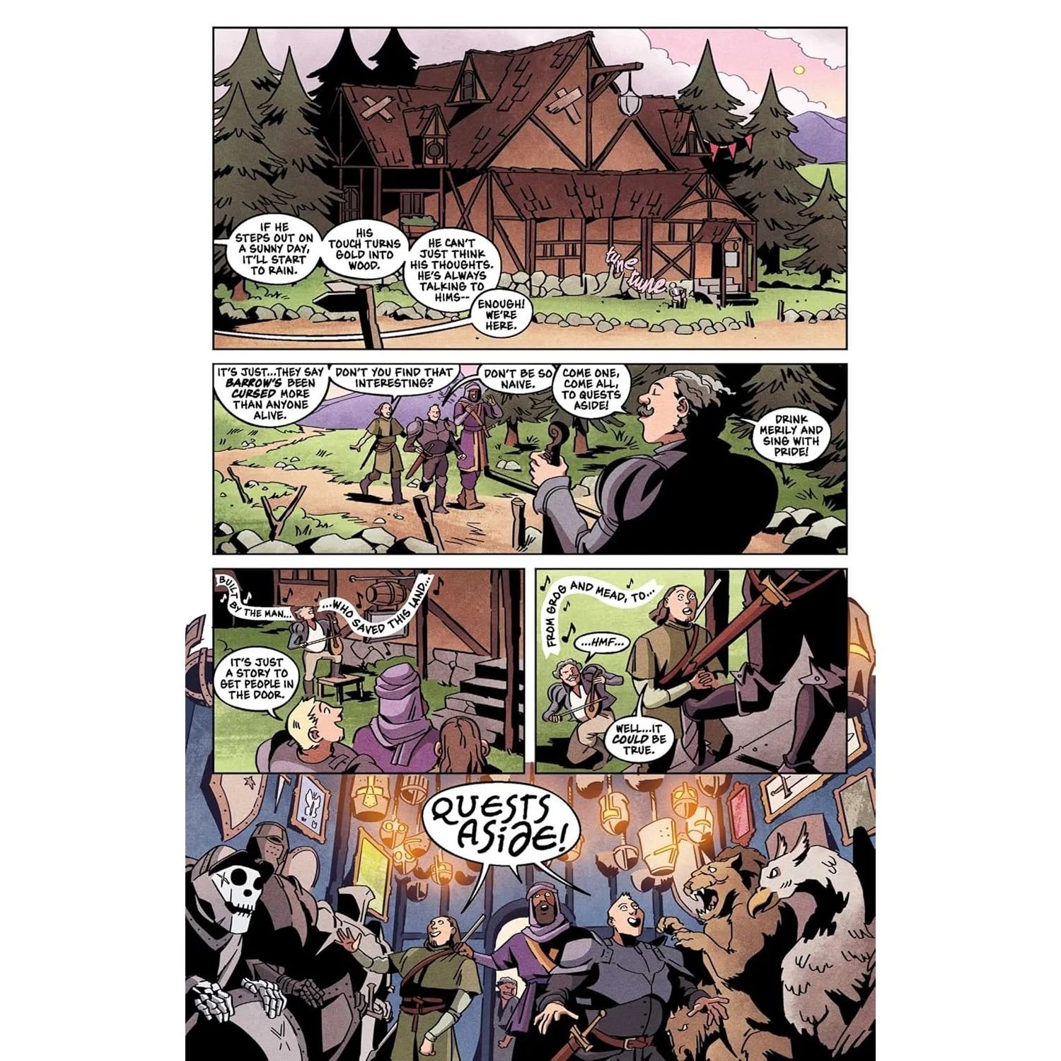 QUESTS ASIDE VOL. 1 ADVENTURERS ANONYMOUS - Image 2