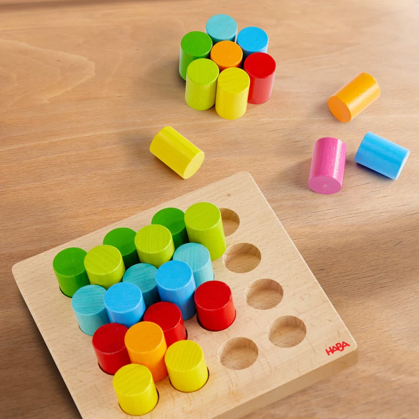 RAINBOW RISERS WOODEN STACKING GAME - Image 2