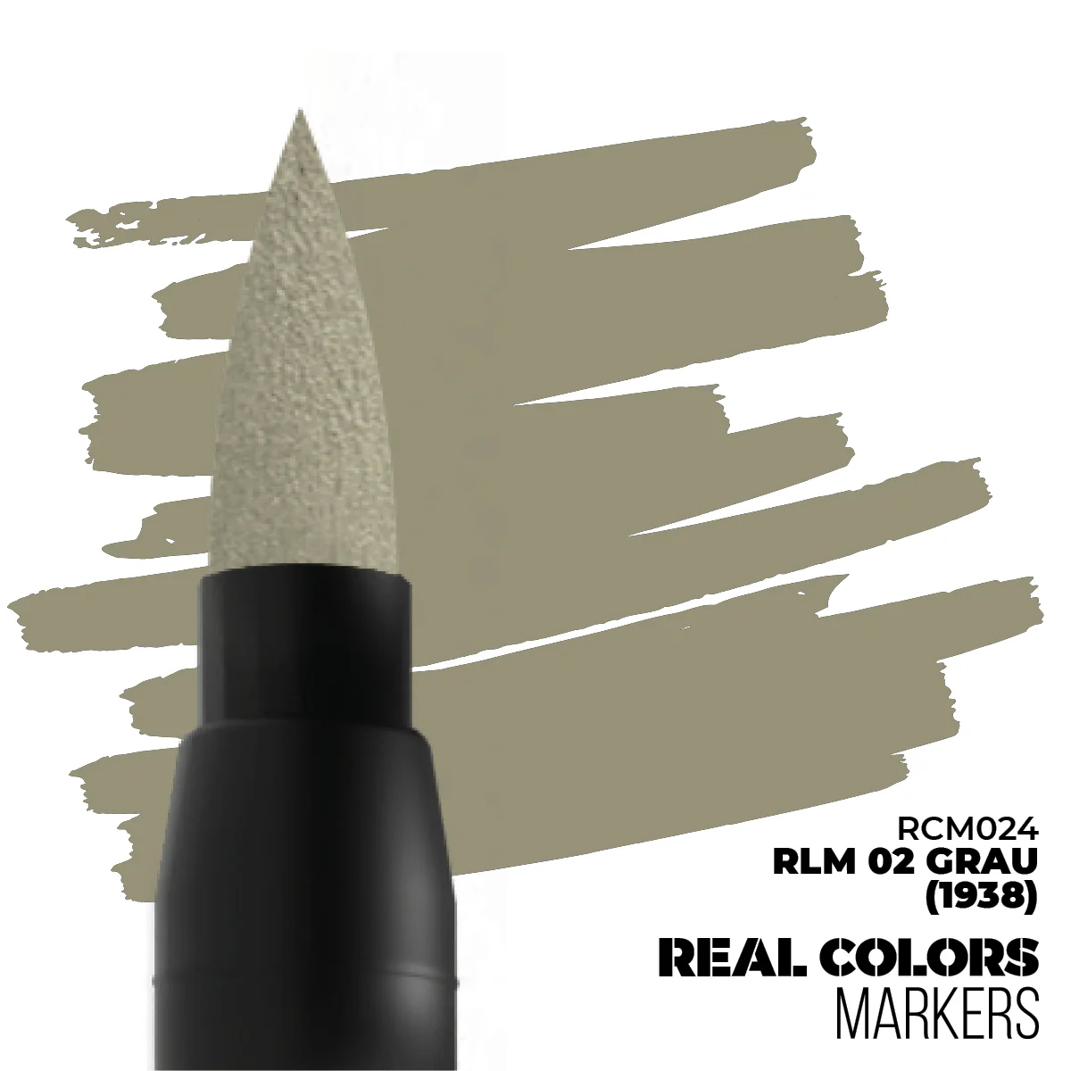 REAL COLORS ACRYLIC PAINT MARKER GREY 1938 RLM02