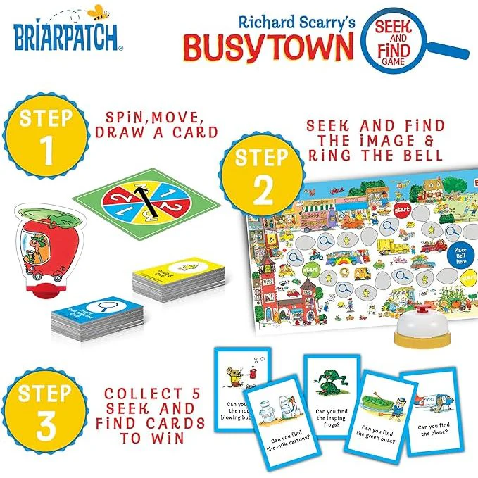 RICHARD SCARRY BUSYTOWN SEEK & FIND GAME - Image 3