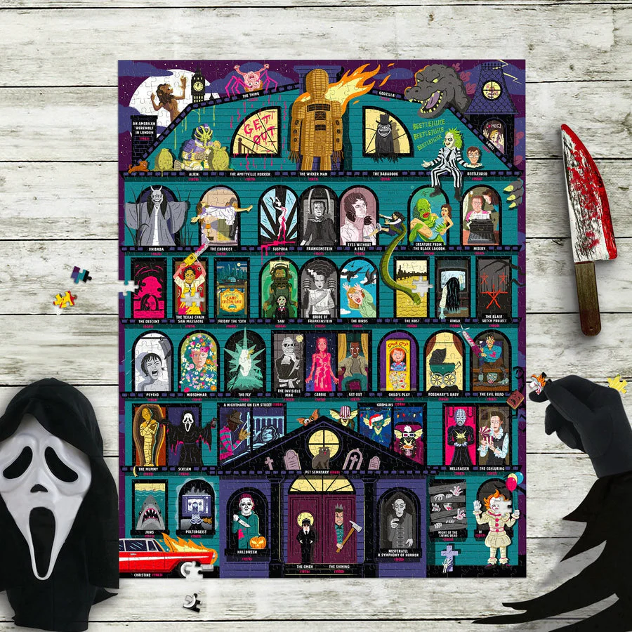 SCARY MOVIES BUCKET LIST 1000PC PUZZLE - Image 2