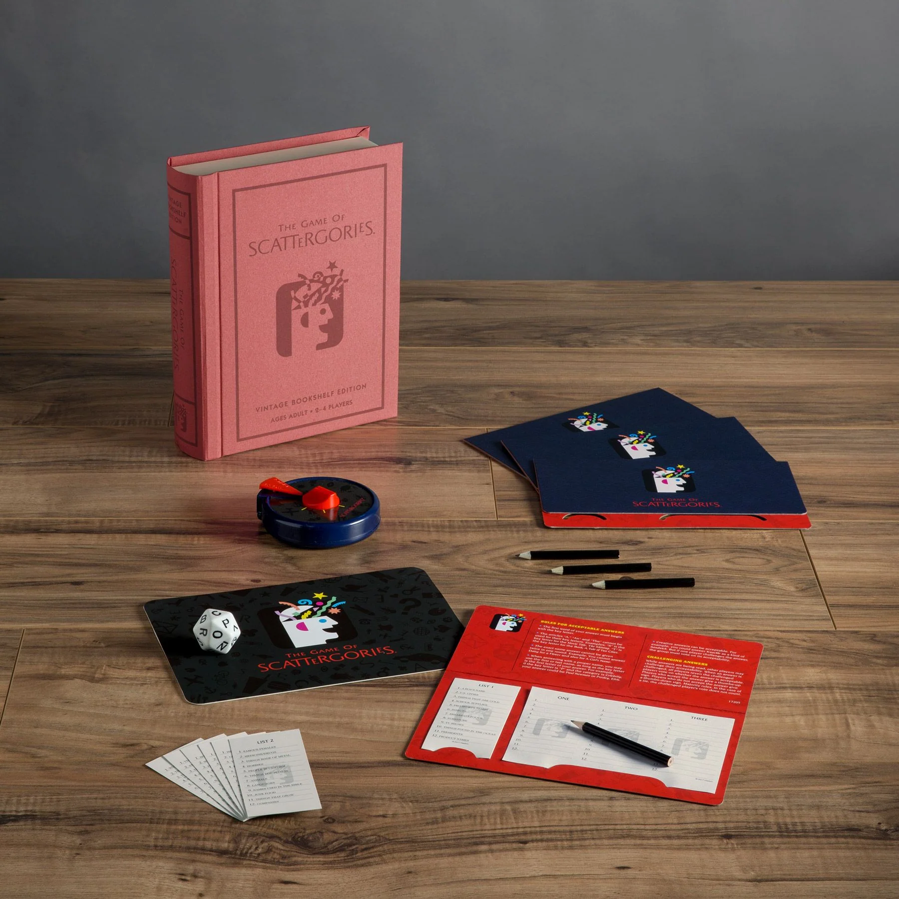 SCATTERGORIES VINTAGE BOOKSHELF EDITION