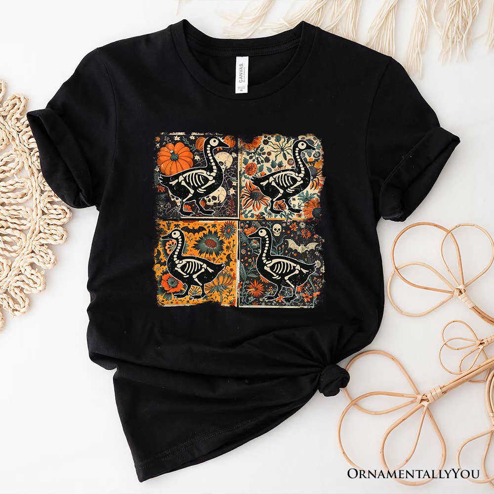 SKELETON GOOSE PATCHWORK T-SHIRT - Image 4