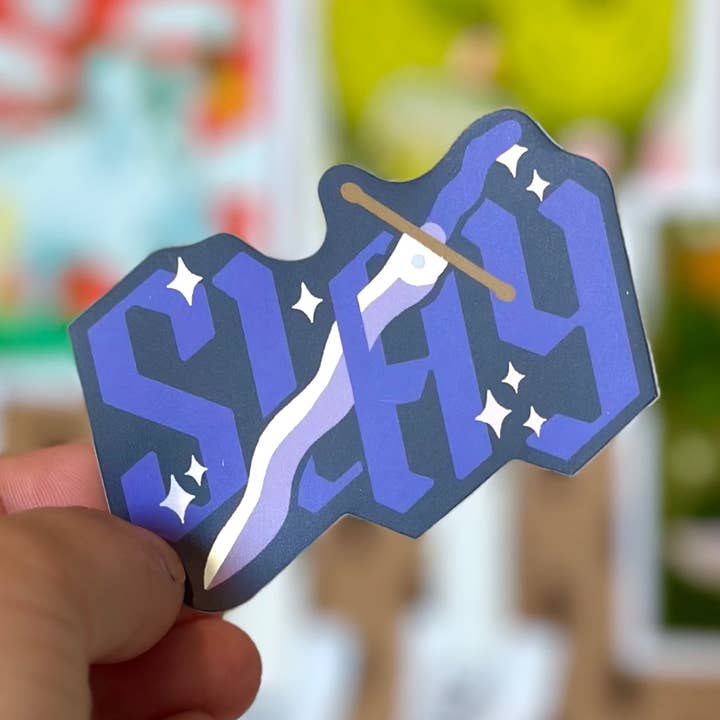SLAY HOLOGRAPHIC STICKER