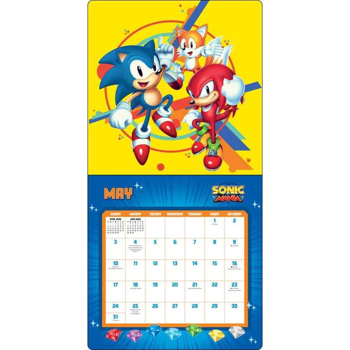 SONIC THE HEDGEHOG 35TH ANNIVERSARY WALL CALENDAR 2026 - Image 3