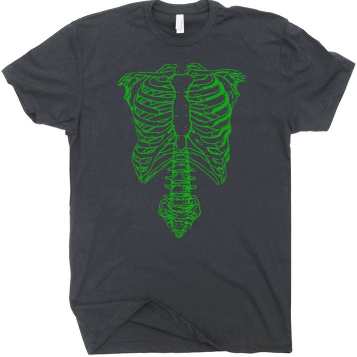 SPINAL TAP GREEN SKELETON T-SHIRT - Image 2