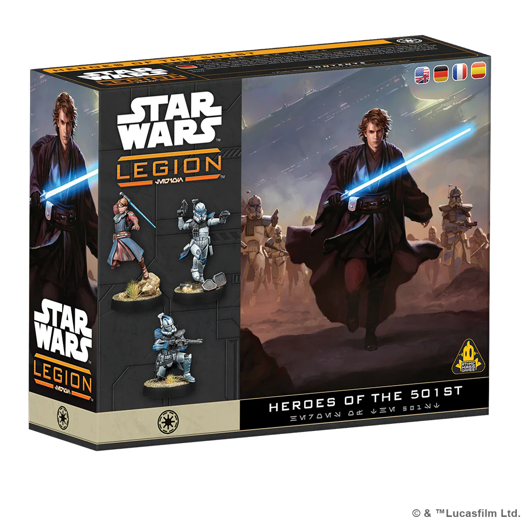 STAR WARS LEGION HEROES OF THE 501ST (CLONE ARMY)