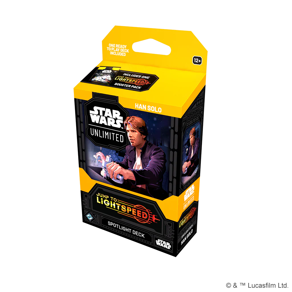 STAR WARS UNLIMITED JUMP TO LIGHTSPEED SPOTLIGHT DECK: HAN SOLO