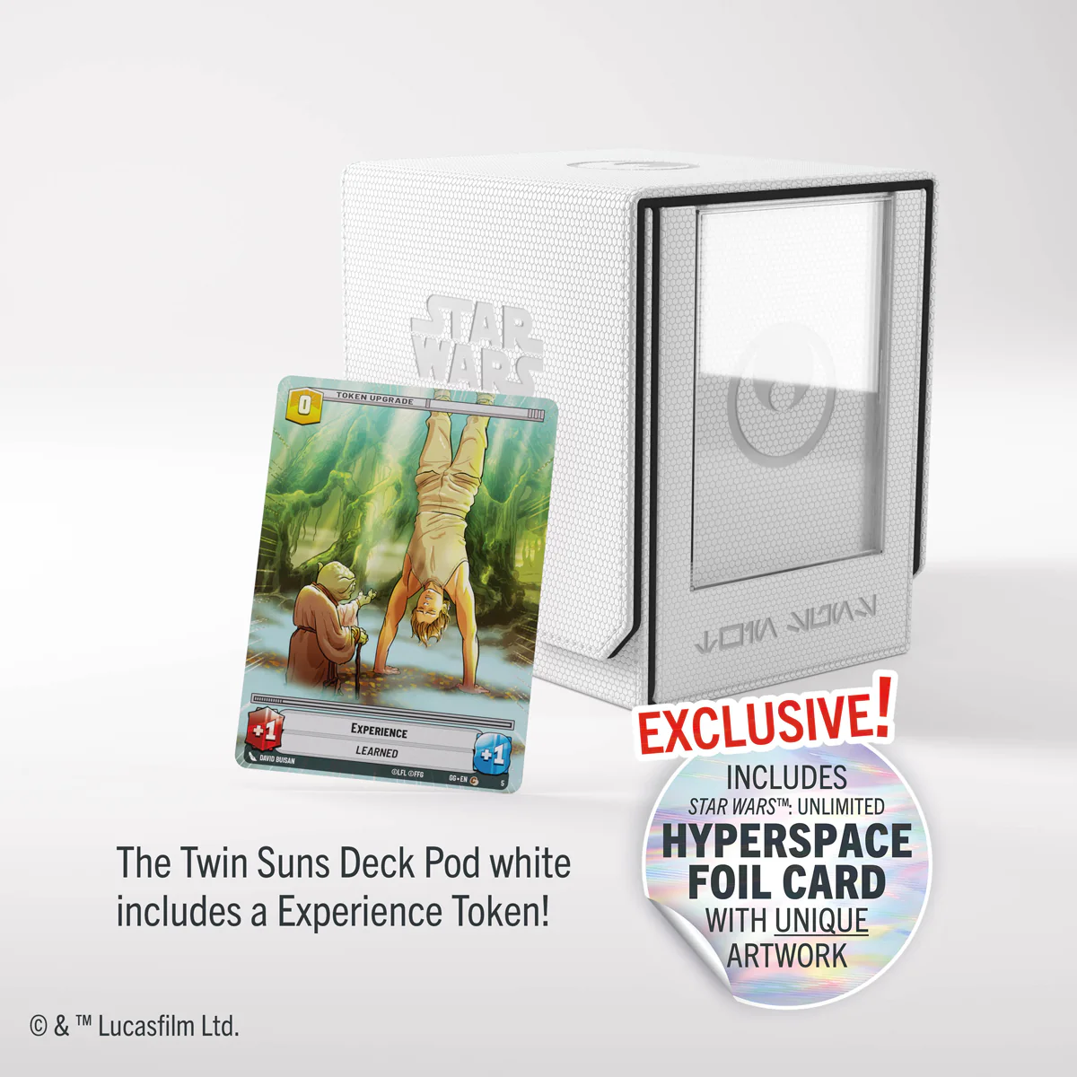 STAR WARS UNLIMITED TWIN SUNS DECK POD WHITE/BLACK - Image 4