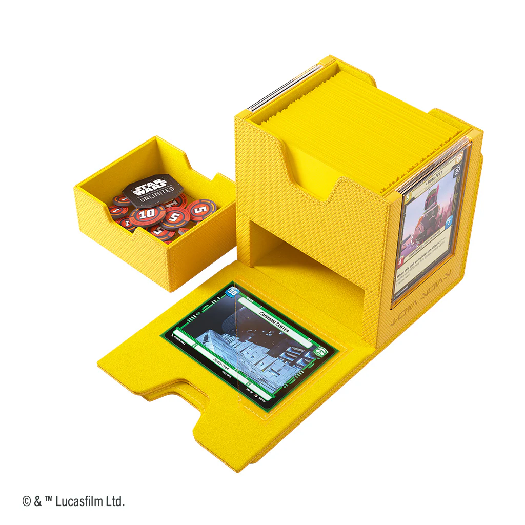 STAR WARS UNLIMITED TWIN SUNS DECK POD YELLOW - Image 2