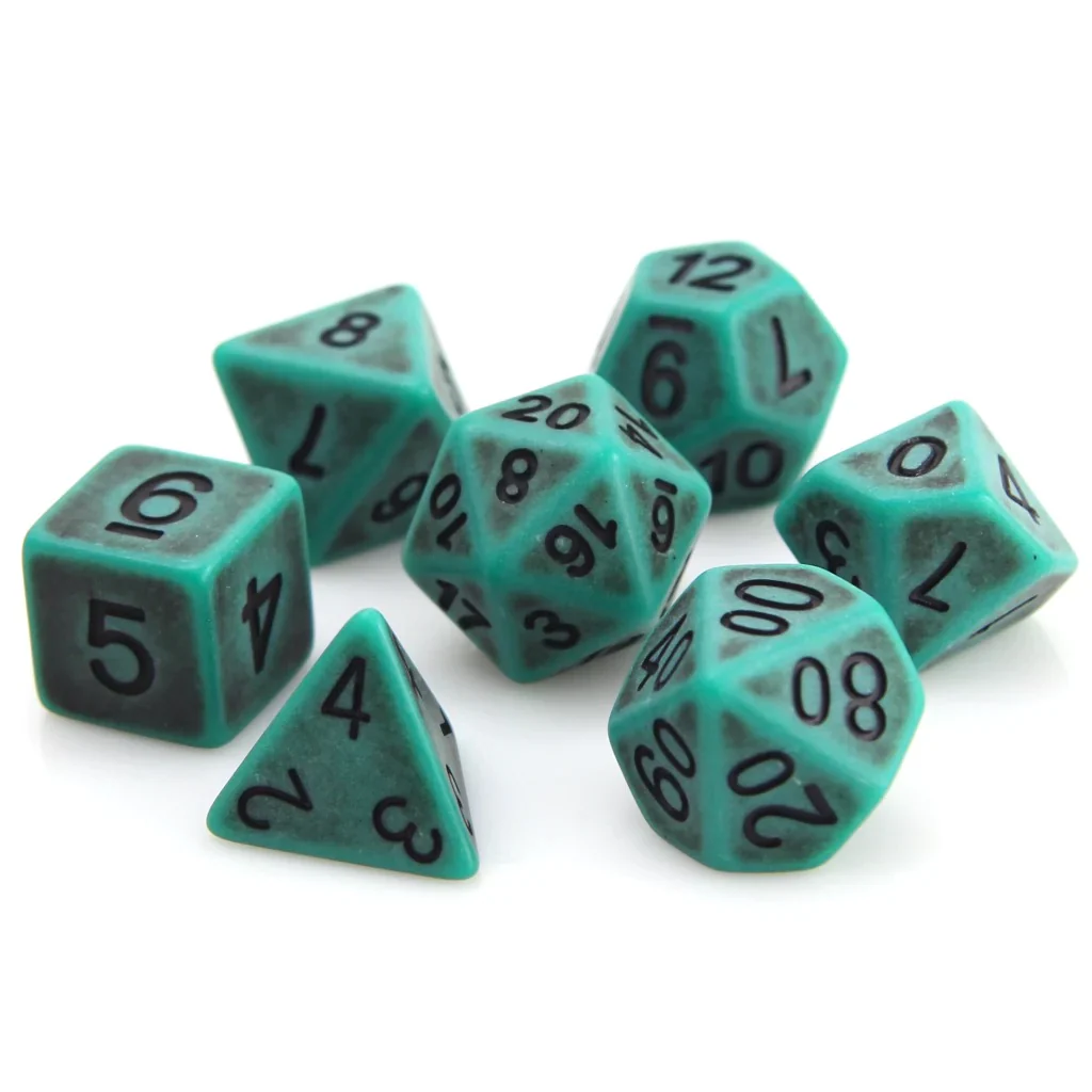 SWAMP ANCIENT DICE SET