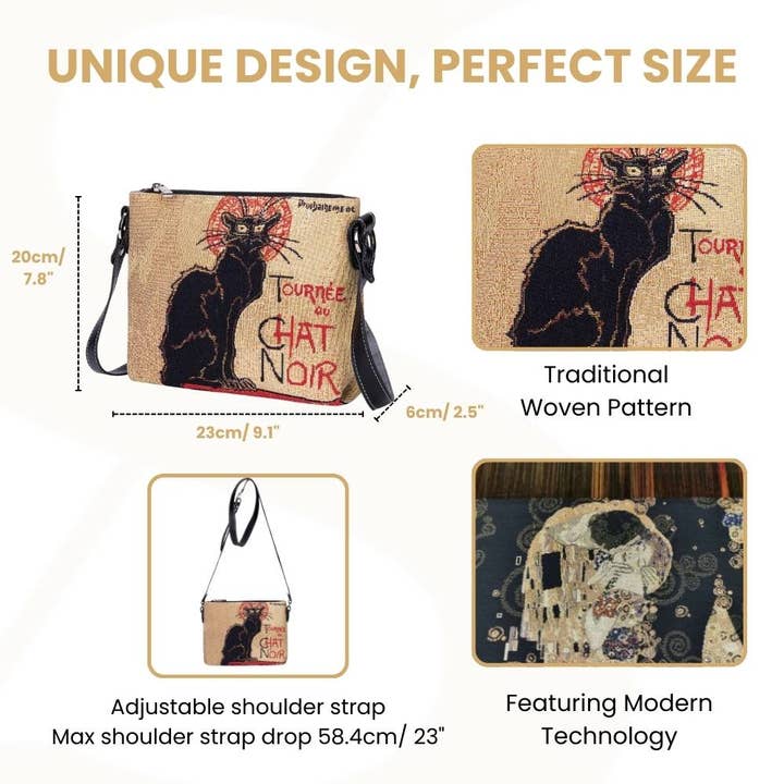 TAPESTRY TOURNEE DU CHAT NOIR CROSS BODY BAG - Image 4