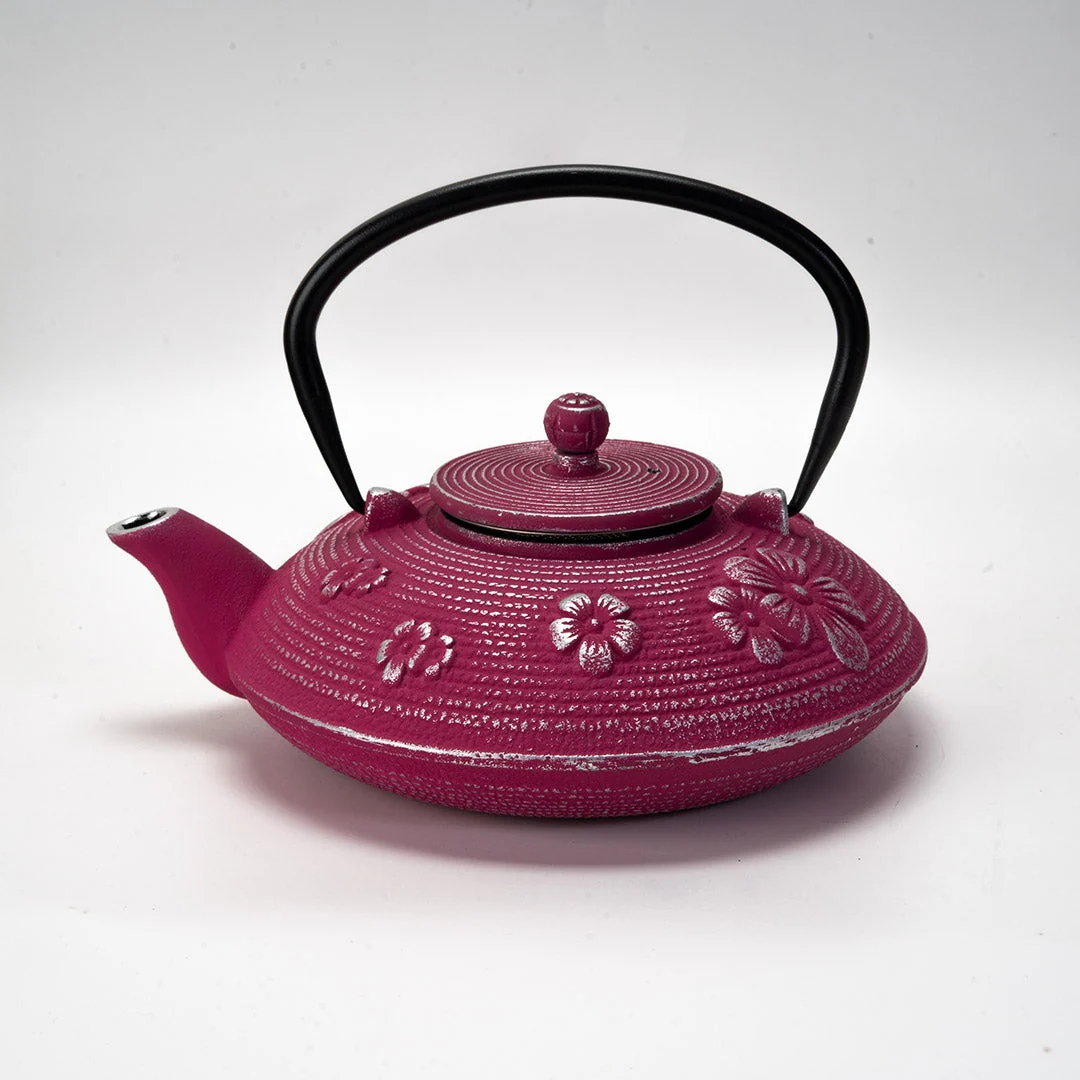 TETSUBIN TEAPOT (PINK CHERY BLOSSOMS) - Image 4