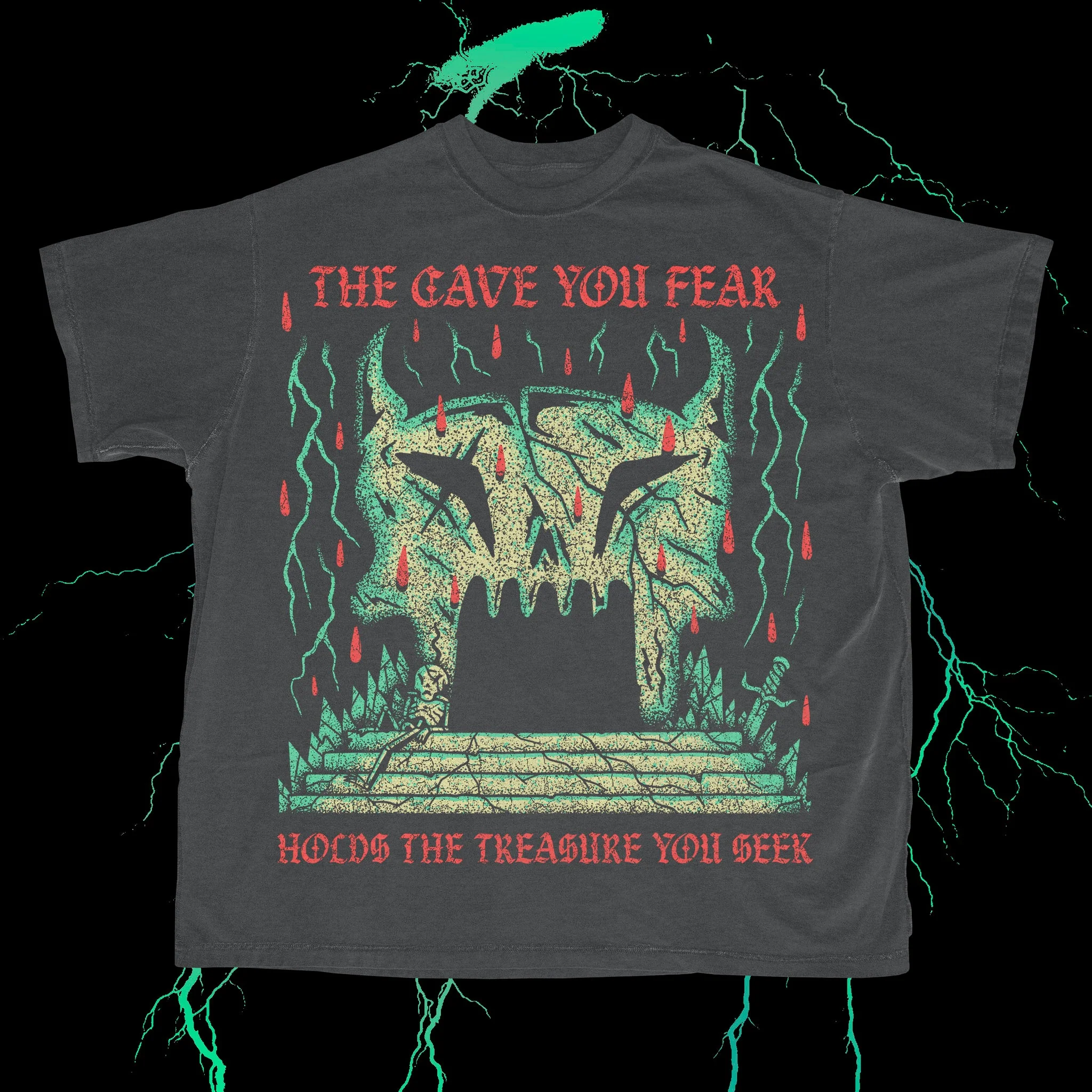 THE CAVE YOU FEAR VINTAGE TEE