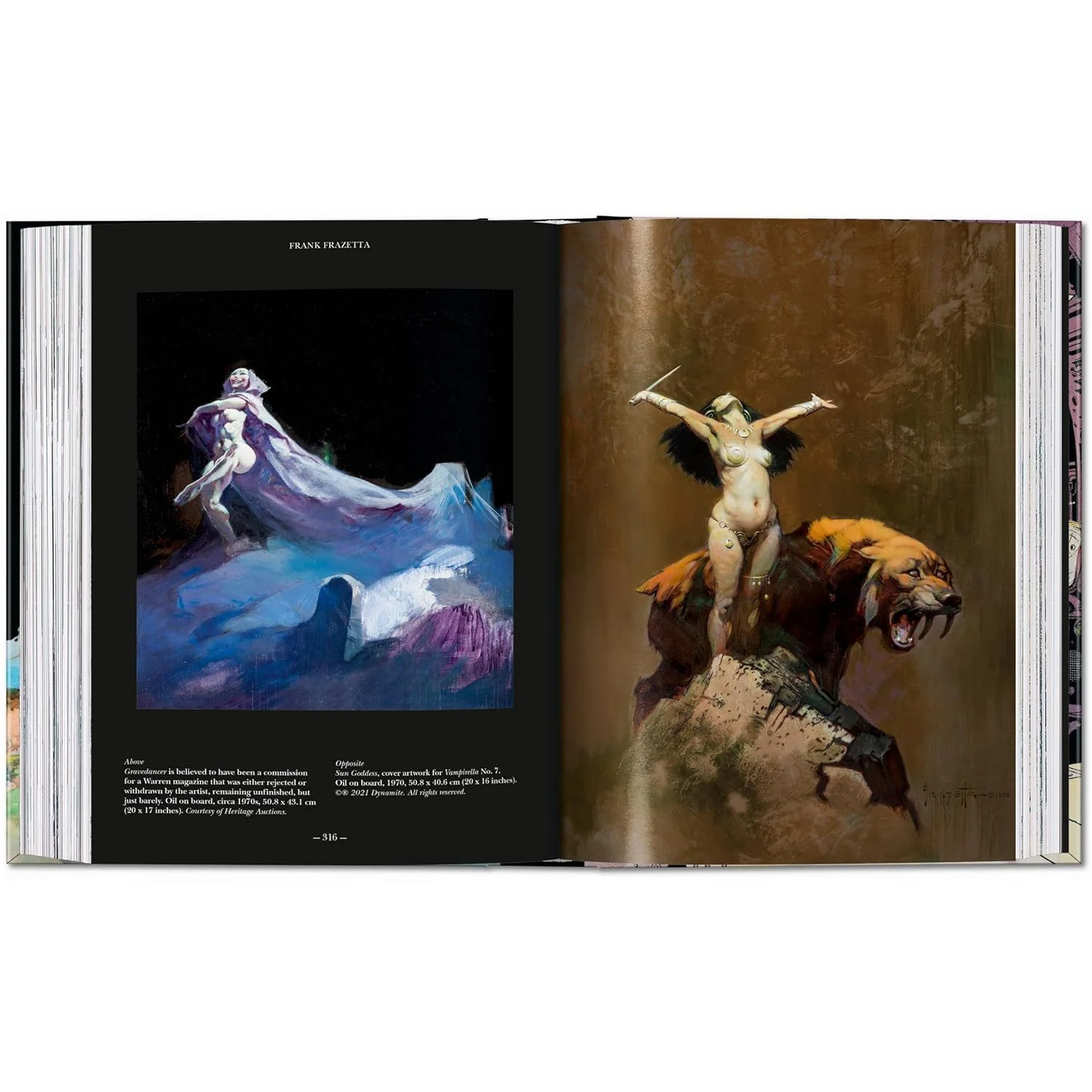 THE FANTASTIC WORLDS OF FRANK FRAZETTA BY TASCHEN - Image 4