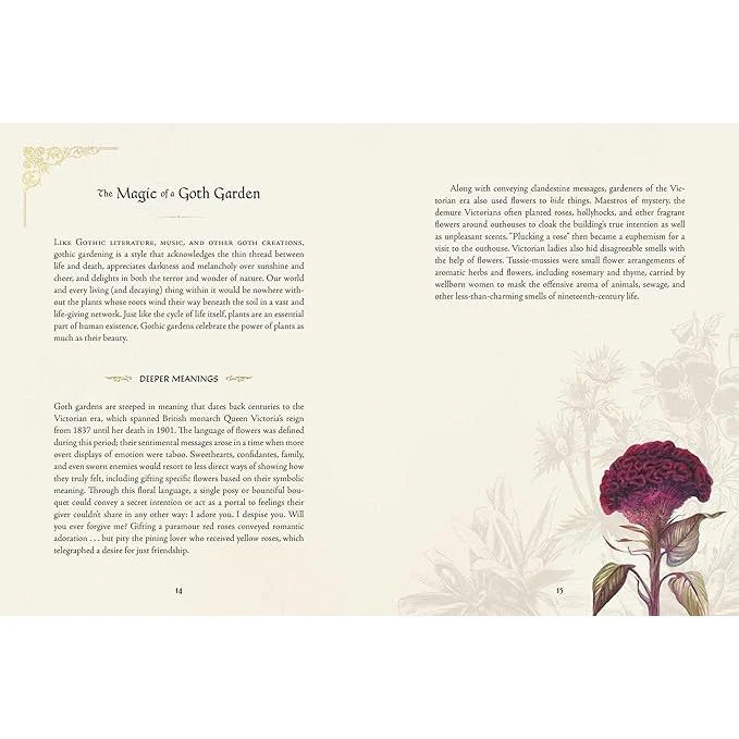 THE GOTH GARDEN: THE MYSTERY, BEAUTY, AND LORE OF DARK GARDENING BY FELICIA FEASTER - Image 2