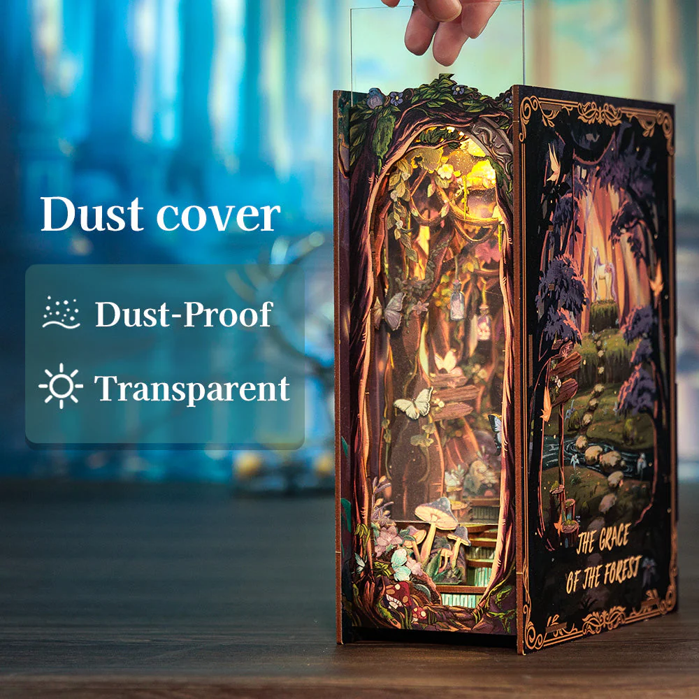 THE GRACE OF THE FOREST 3-D WOODEN MINIATURE BOOK NOOK KIT - Image 3