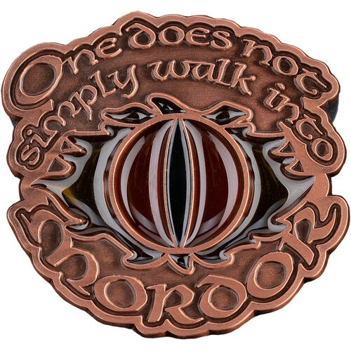 THE LORD OF THE RINGS ONE DOES NOT SIMPLE WALK INTO MORDOR WETA WORKSHOP PIN - Image 2