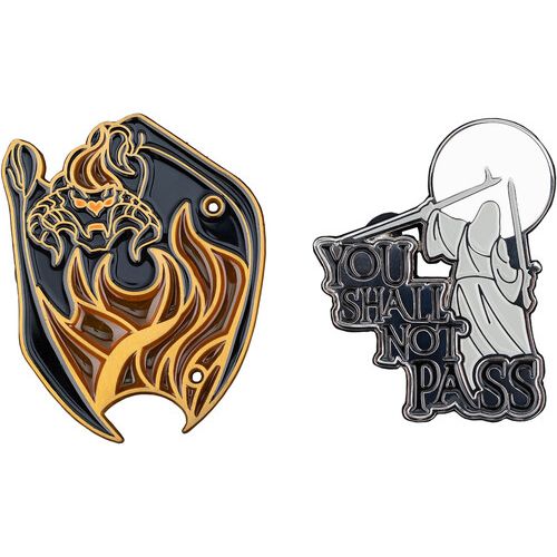 THE LORD OF THE RINGS YOU SHALL NOT PASS WETA WORKSHOP STACKABLE PIN SET - Image 2