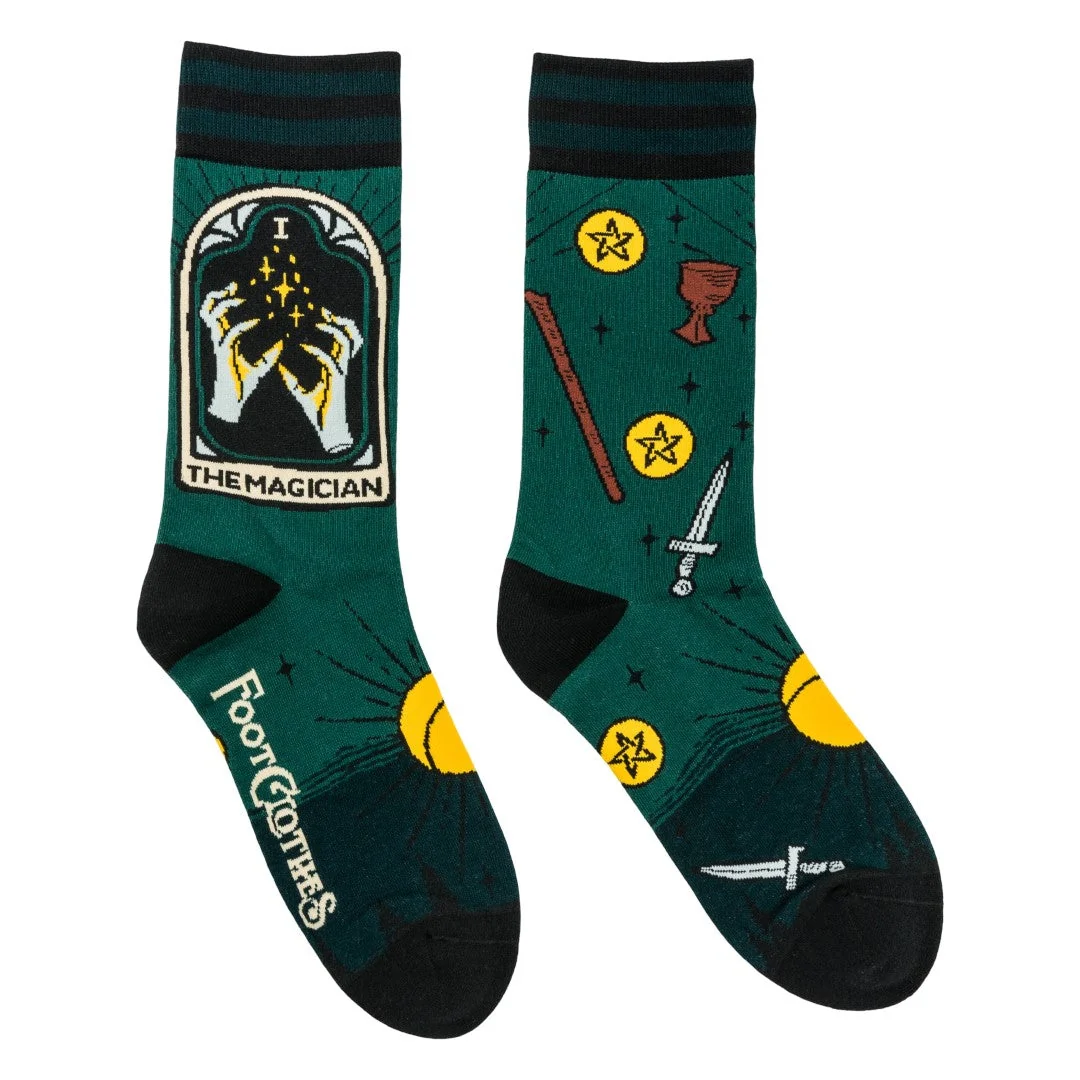 THE MAGICIAN TAROT CREW SOCKS BY FOOTCLOTHES - Image 2