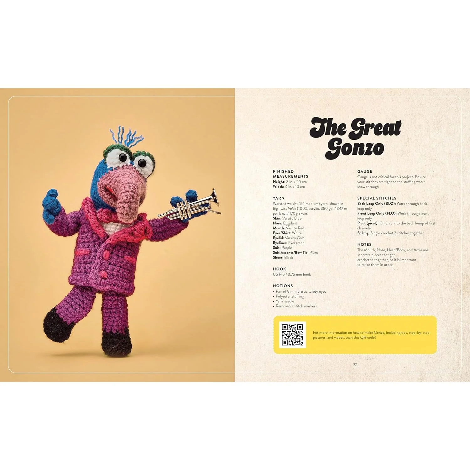 THE MUPPETS OFFICIAL CROCHET AMIGURUMI BT DREW HILL - Image 3