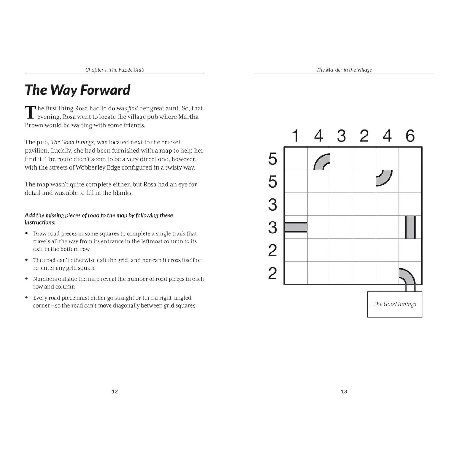 THE MURDER MYSTERY CLUB PUZZLE BOOK: MURDER IN THE VILLAGE - Image 2