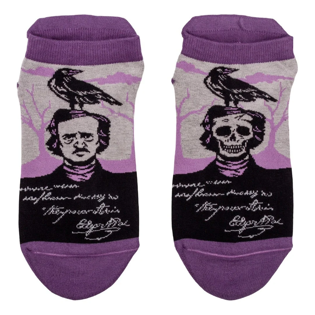 THE RAVEN POE ANKLE SOCKS BY FOOTCLOTHES - Image 3