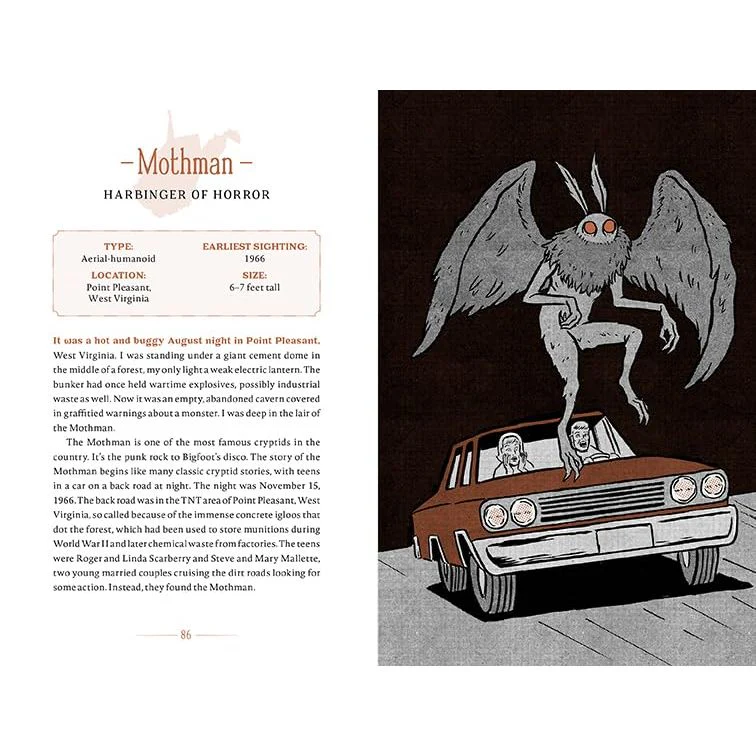 THE UNITED STATES OF CRYPTIDS; A TOUR OF AMERICAN MYTHS AND MONSTERS BY J.W. OCKER - Image 4