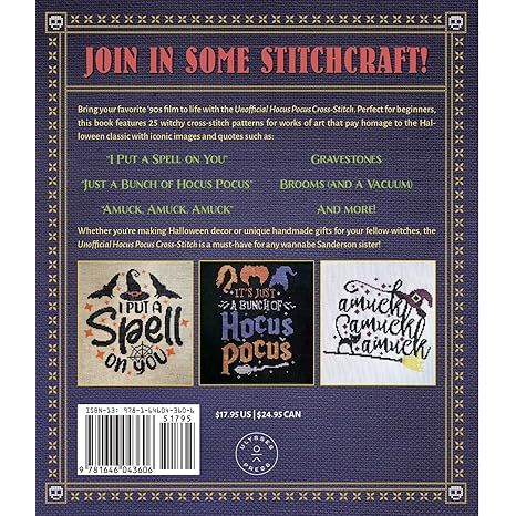 THE UNOFFICIAL HOCUS POCUS CROSS STITCH BOOK - Image 2