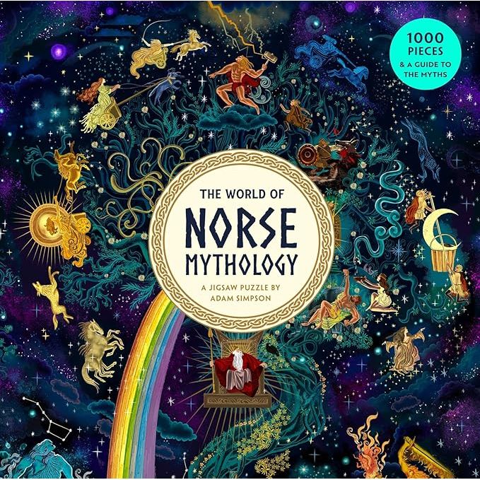 THE WORLD OF NORSE MYTHOLOGY 1000 PIECE JIGSAW PUZZLE