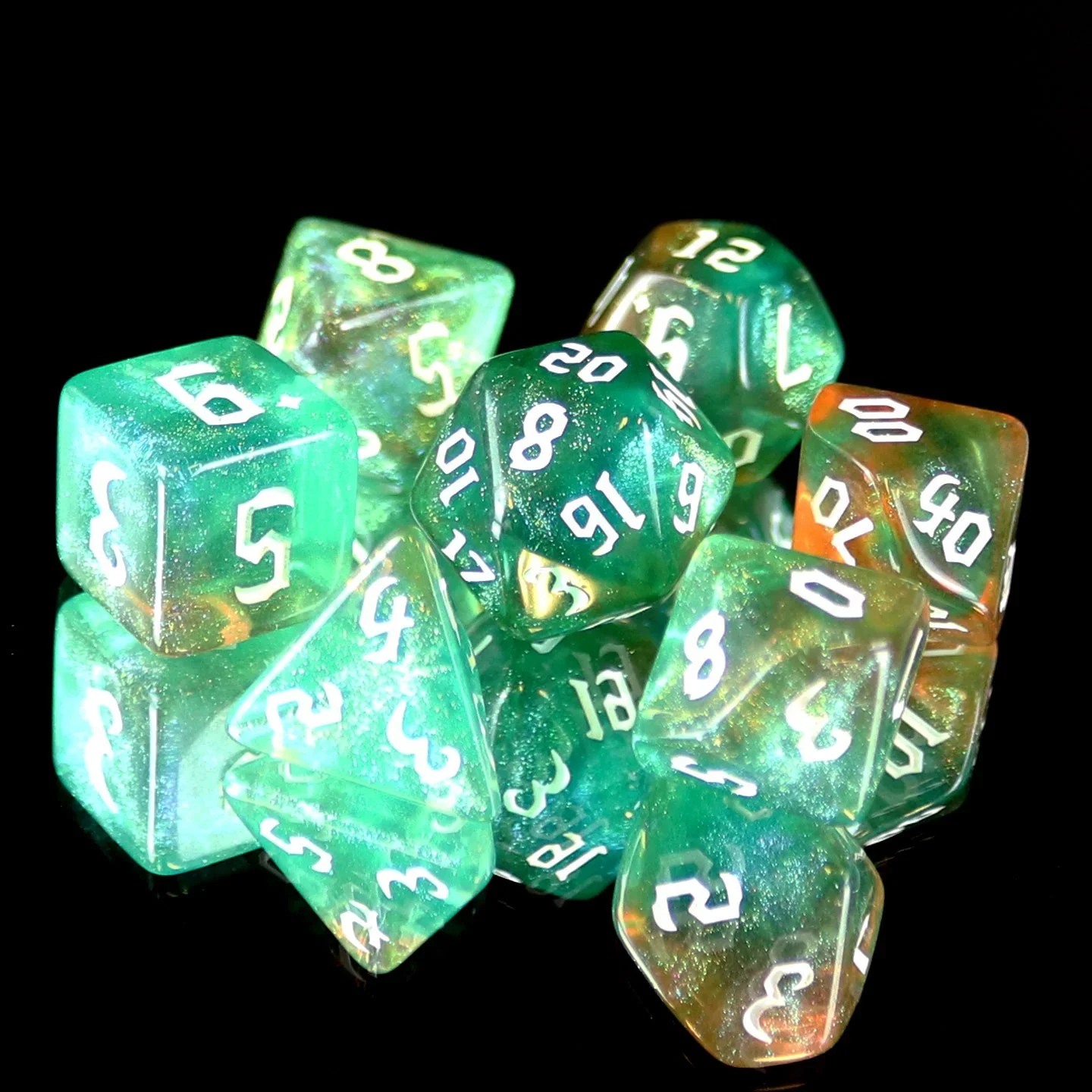 TRANQUIL WORLD 7PC POLY DICE SET