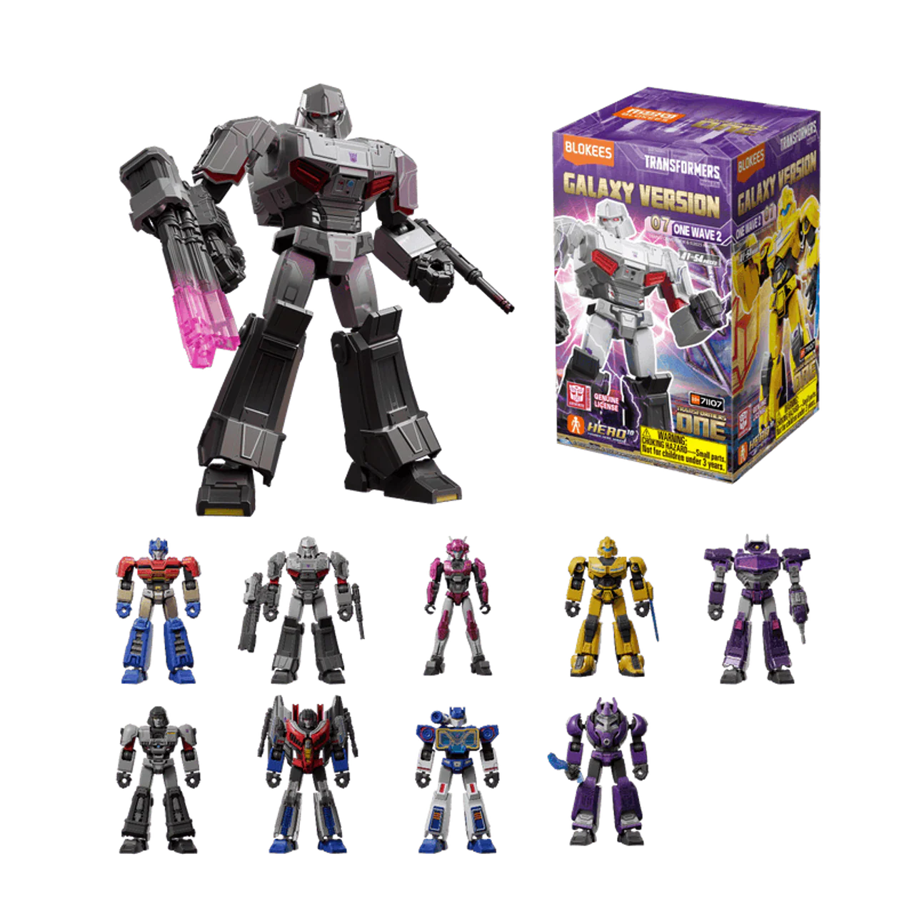 TRANSFORMERS BLOKEES GALAXY VERSION 07 ONE BLIND BOX
