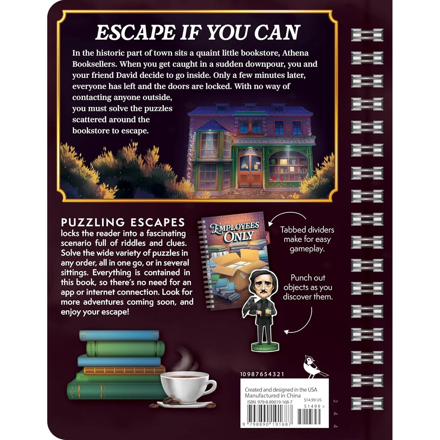 TRAPPED IN THE BOOKSTORE LOGIC PUZZLE BOOK - Image 2