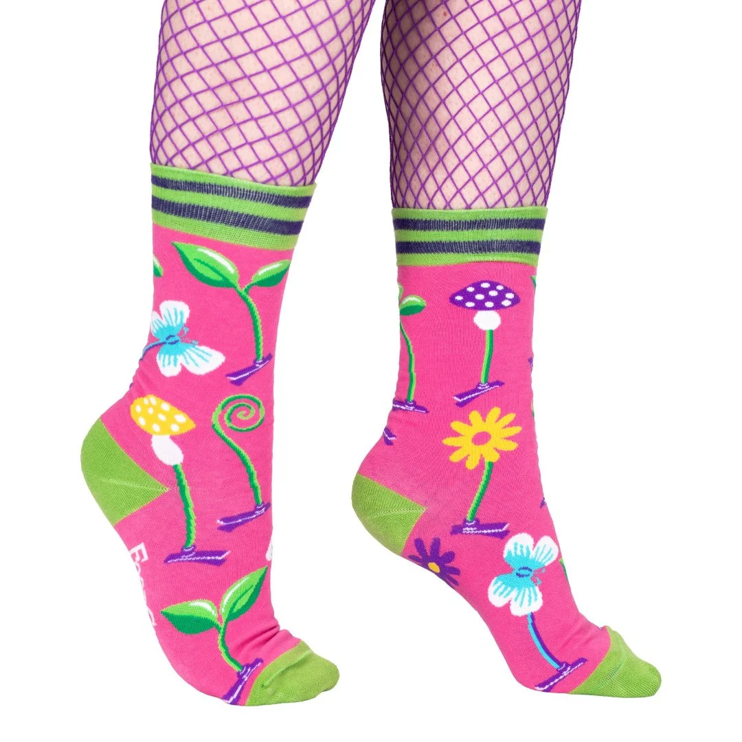 TRIPPY CLIPPIES CREW SOCKS BY FOOTCLOTHES - Image 3