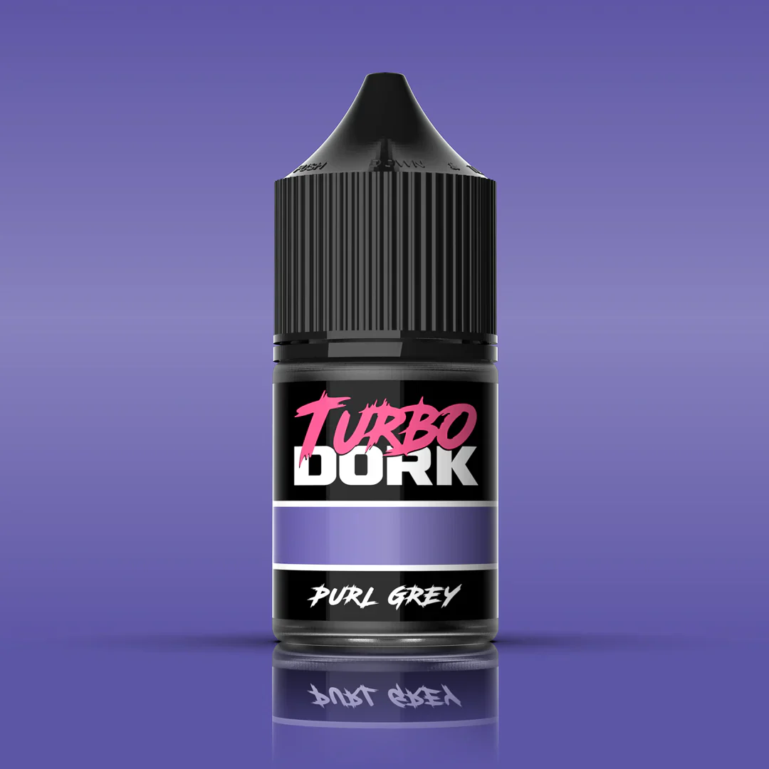 TURBODORK METALLIC ACRYLIC PURL GREY