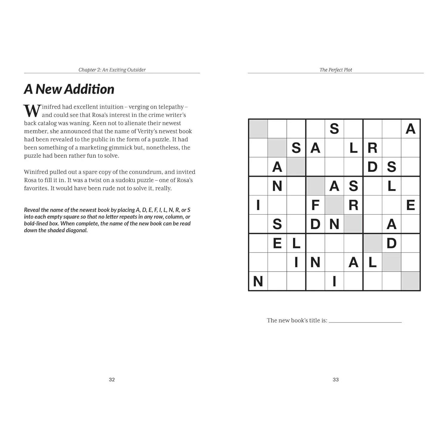 THE MURDER MYSTERY CLUB PUZZLE BOOK: THE PERFECT PLOT - Image 3
