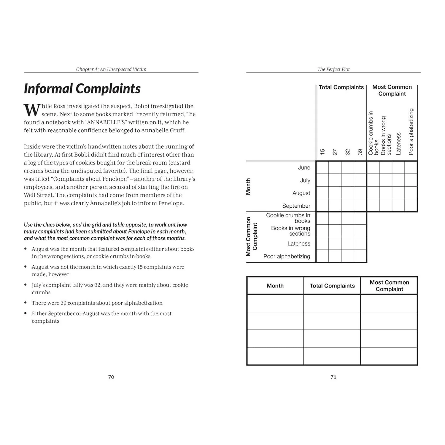 THE MURDER MYSTERY CLUB PUZZLE BOOK: THE PERFECT PLOT - Image 4