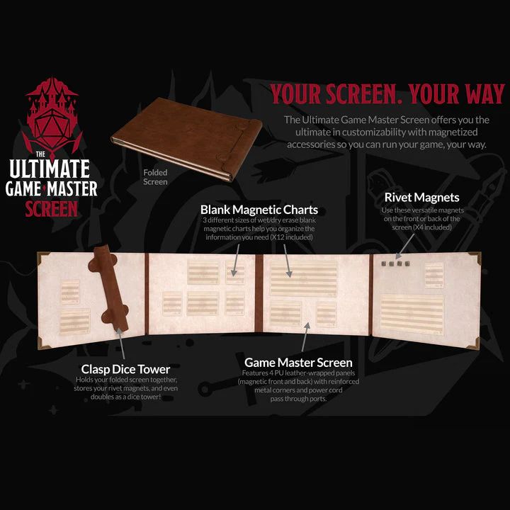 ULTIMATE GAME MASTER SCREEN: CORE SCREEN LANDSCAPE - Image 3